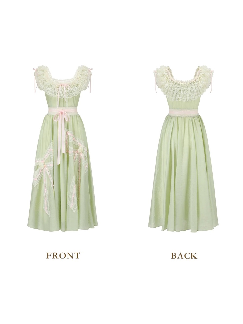 NEW LaceMade Green Kite Dress - Picture 2 of 16